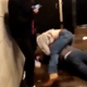 “That shit’s funny, bro,” an onlooker says as a man pummels Sooners wideout Spencer Jones in a bathroom.